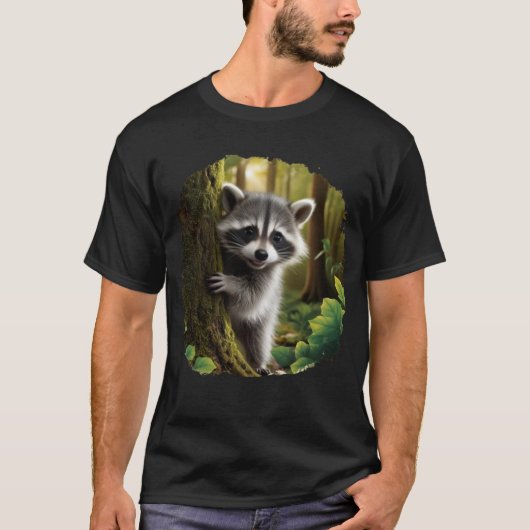 T-shirt Raccoon Rascal (Devant)