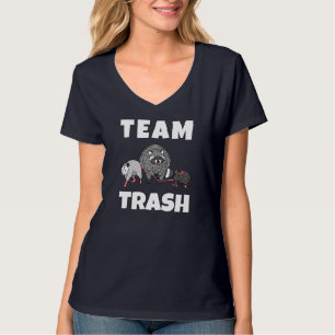 T-shirt Raccoon Team Cute Trash Panda Ringtail Lover