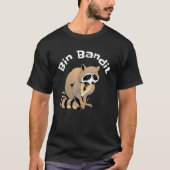 T-shirt Raccoon Trash Panda Bin Bandit Masqué Trashcan (Devant)