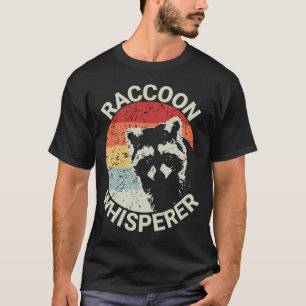 T-shirt Raccoon Whisperer Vintage Raccoon Feeder Raccoon