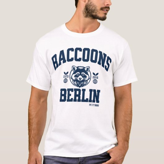 T-shirt Raccoons de Berlin (Devant)