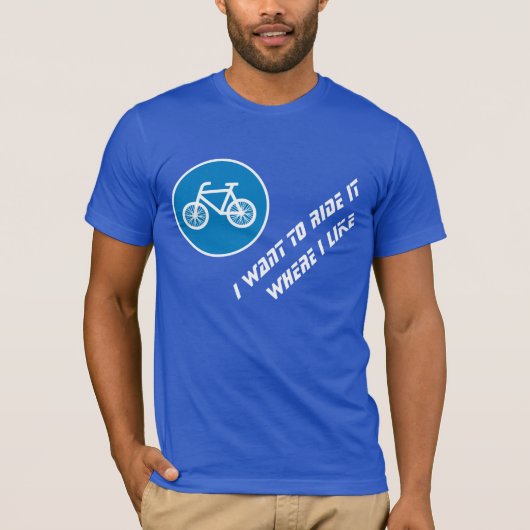 T-shirt Race a bicycle (Devant)