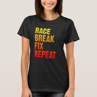 T-shirt Race Break Fixer Répéter Racing Mécanique Distress