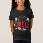 T-Shirt Race Car Birthday Party Racing Family Uncle Pit Cr<br><div class="desc">Race Car Birthday Party Racing Family Uncle Pit Crew</div>