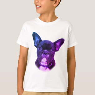 T-shirt Race de chien de bouledogue français de chien de