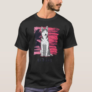 T-shirt Race de chien Husky Chien de traîneau 83