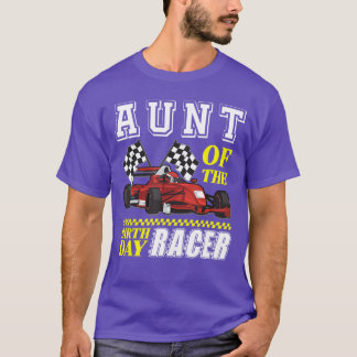 T-shirt Race Party Aunt Of The Birthday Racer Racing Famil