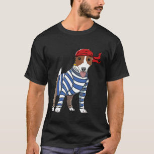 T-shirt Races de chiens Jack Russell Terrier en pirate mig