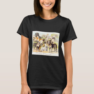 T-shirt Races de chiens Terrier Setter Pug Mastiff et plus