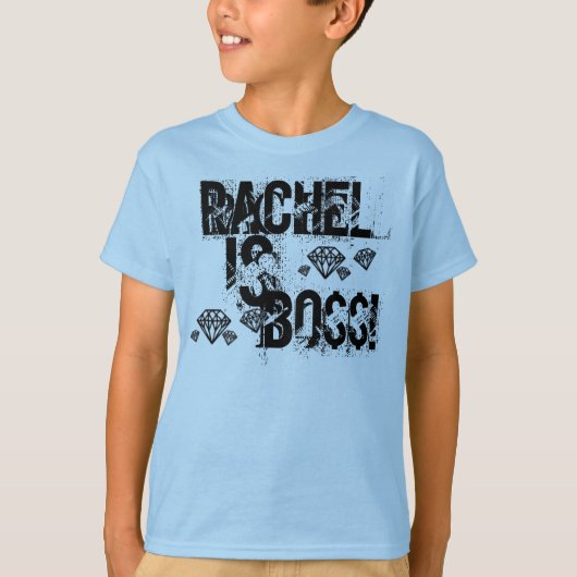 T-shirt Rachel est patron (Devant)