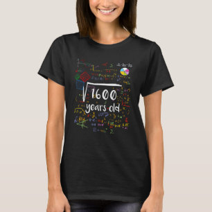 T-shirt Racine carré De 1600 40e Anniversaire Mat 40 Ans