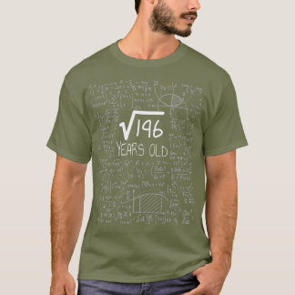 T-shirt Racine carré de 196 14 ans 14e anniversaire