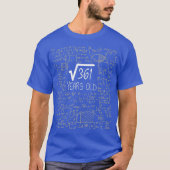T-shirt Racine carré de 361 19 ans 19e anniversaire (Devant)