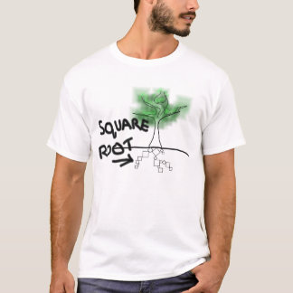 T-shirt racine carrée