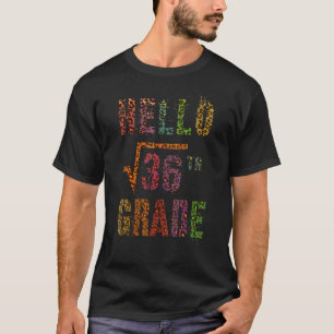 T-shirt Racine Carrée 36 Bonjour 6e Mathématiques Étudiant