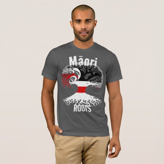 T-shirt RACINE maorie (Devant entier)