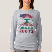 T-shirt Racines américaines bulgares (Devant)