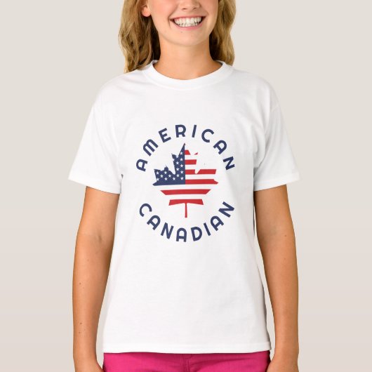 T-shirt Racines américaines canadiennes (Devant)