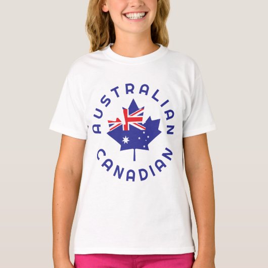 T-shirt Racines australiennes canadiennes (Devant)
