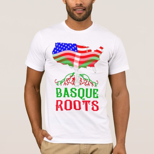 T-shirt Racines basques américaines (Devant)