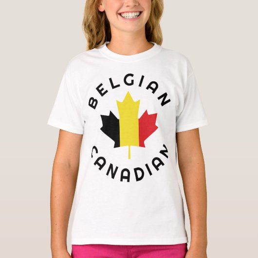 T-shirt Racines belges canadiennes (Devant)