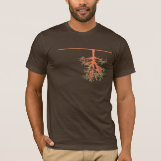T-shirt Racines (brun)