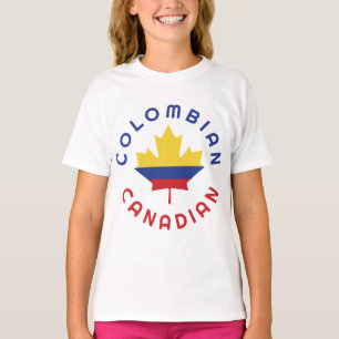 T-shirt Racines colombiennes canadiennes