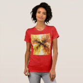 T-shirt Racines de feu, branches de lumière (Devant entier)
