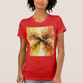 T-shirt Racines de feu, branches de lumière