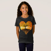 T-Shirt Racines de l'amour Fleur fille (Devant entier)