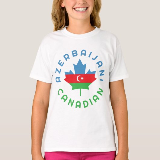 T-shirt Racines de l'Azerbaïdjan canadien (Devant)