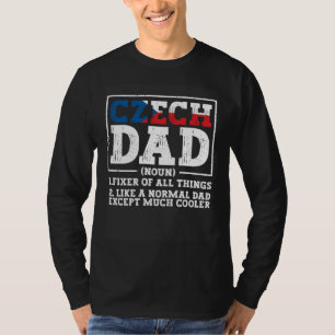 T-shirt Racines de papa tchèques Drapeau du patrimoine de