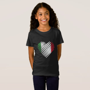 T-Shirt Racines d'Italien de chemise de l'Italie de coeur