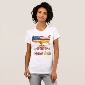 T-shirt Racines espagnoles américaines (Devant entier)