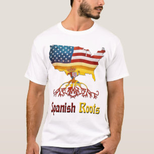 T-shirt Racines espagnoles américaines