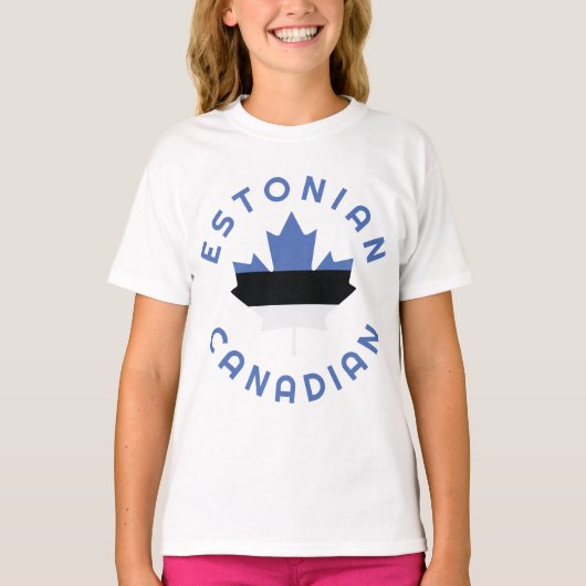 T-shirt Racines estoniennes canadiennes (Devant)
