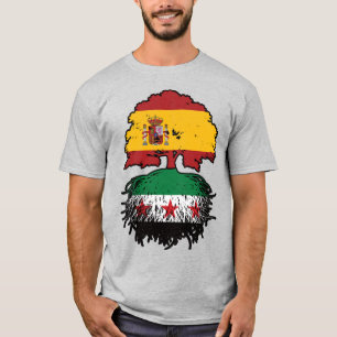 T-shirt Racines et arbre de la couronne syro-espagnols