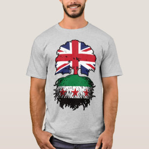 T-shirt Racines et couronne de l'arbre syro-britannique