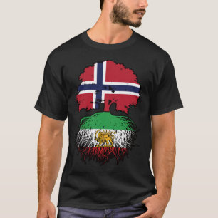 T-shirt Racines iraniennes cultivées en Norvège Lion et So