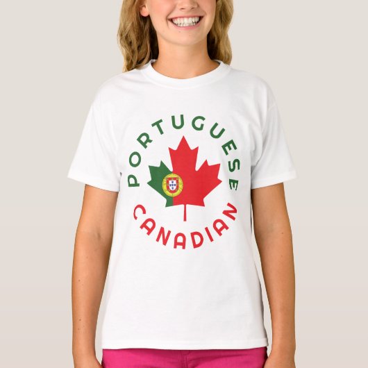 T-shirt Racines portugaises canadiennes (Devant)