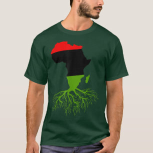 T-shirt Racines puissantes Mois de l'histoire des Noirs af