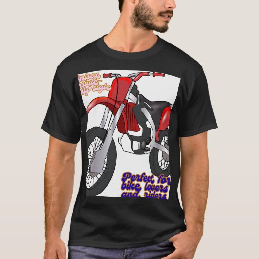 T-shirt Racing Dirt Bike Art (Devant)