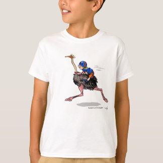 T-shirt Racing Ostrich