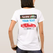 T-shirt Racing Speed Car Design – Fast Motorsport Performa (Dos)