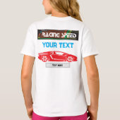 T-shirt Racing Speed Car Design – Fast Motorsport Performa (Dos)