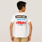 T-shirt Racing Speed Car Design – Fast Motorsport Performa (Dos entier)