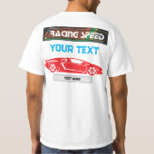 T-shirt Racing Speed Car Design – Fast Motorsport Performa (Dos)
