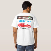 T-shirt Racing Speed Car Design – Fast Motorsport Performa (Dos entier)