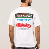 T-shirt Racing Speed Car Design – Fast Motorsport Performa (Dos)