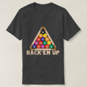T-shirt Rack Em Up I Pool Billard I Snooker I Billard (Design devant)
